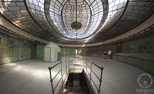 Art Deco Roof in Abandoned Power Plant Kelenfold Budapest