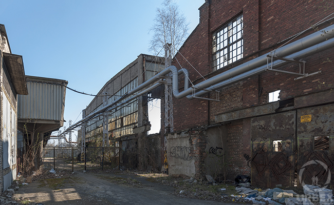 inside abandoned factory