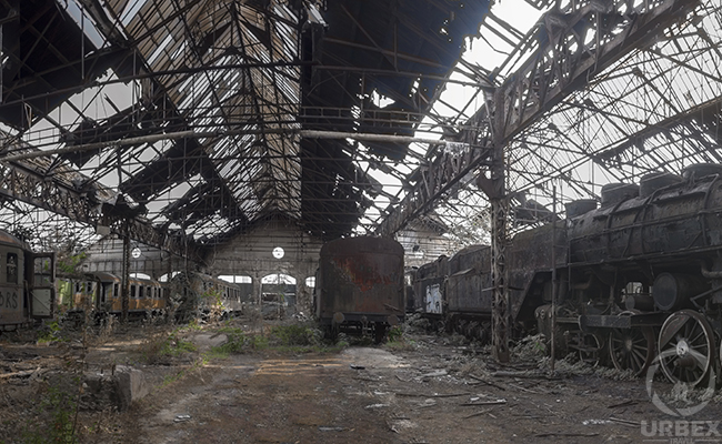 The abandoned Istvántelek Train Yard