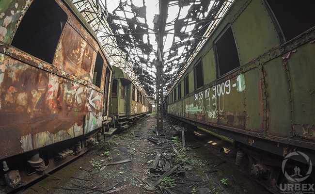 The abandoned Istvántelek Train Yard