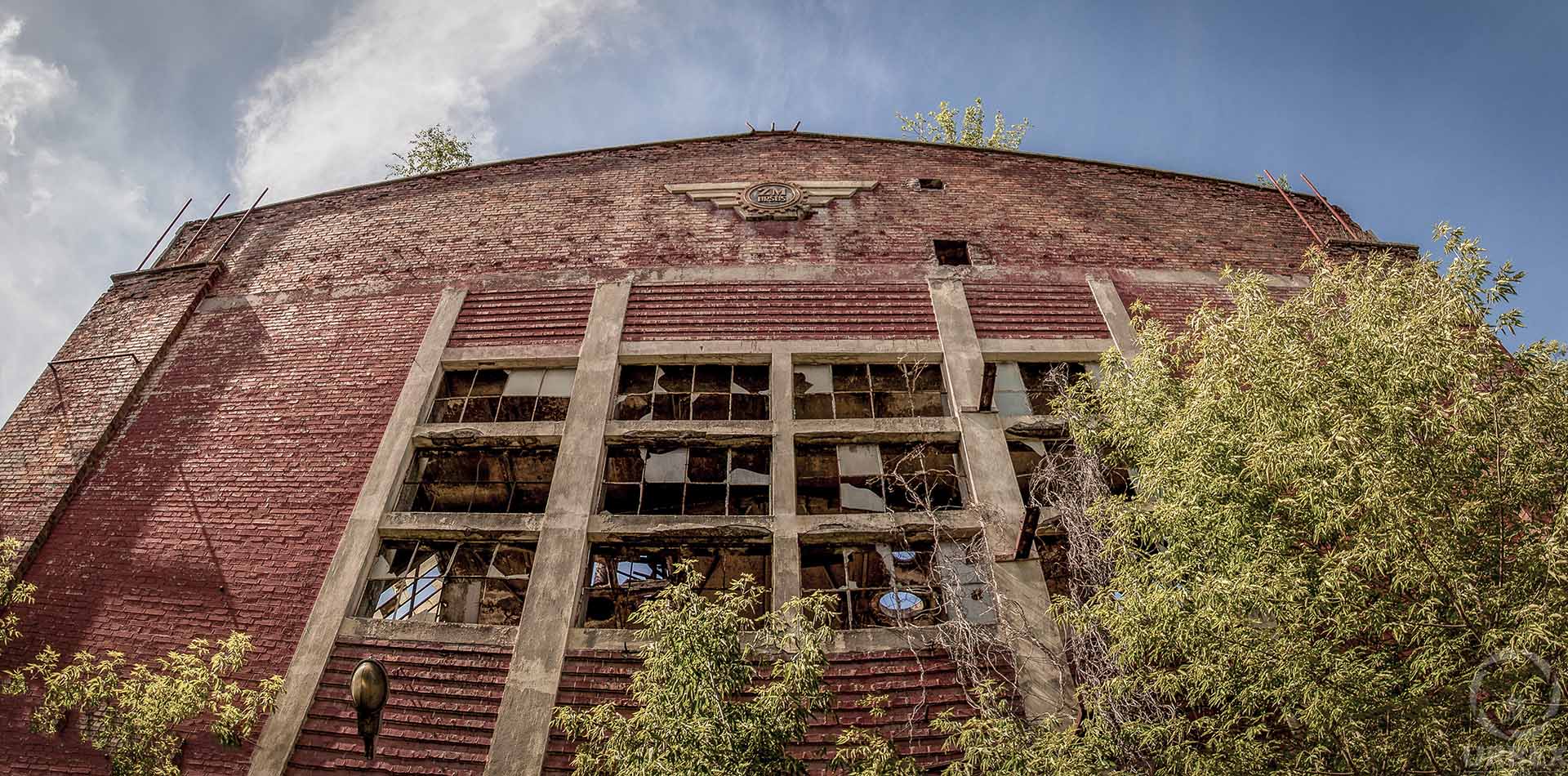 inside abandoned Ursus factory in Warsaw