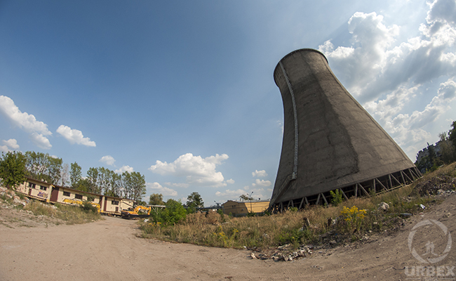 The Abandoned cooling tower in Poland