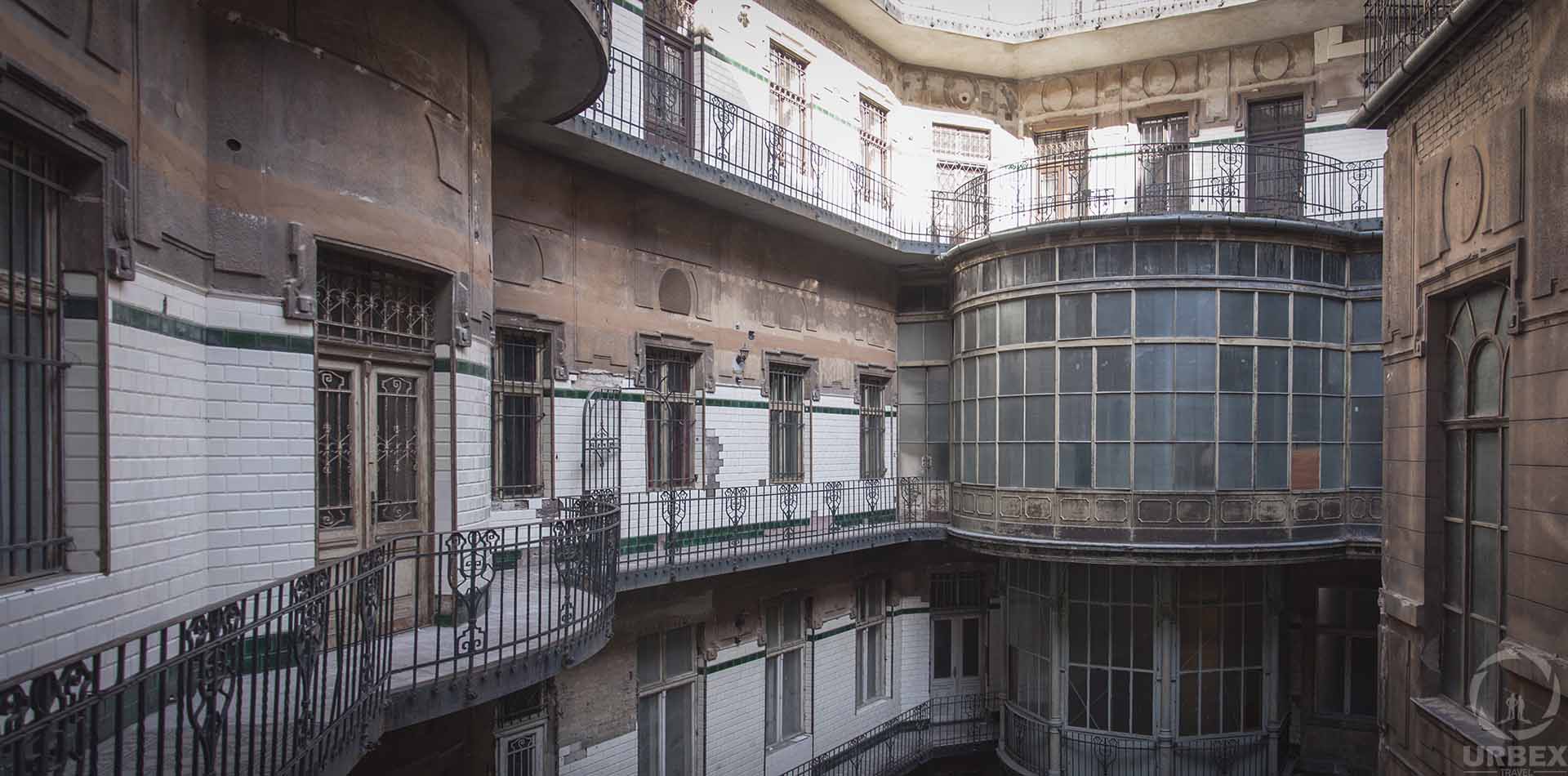 An Abandoned Adria Palace in Budapest
