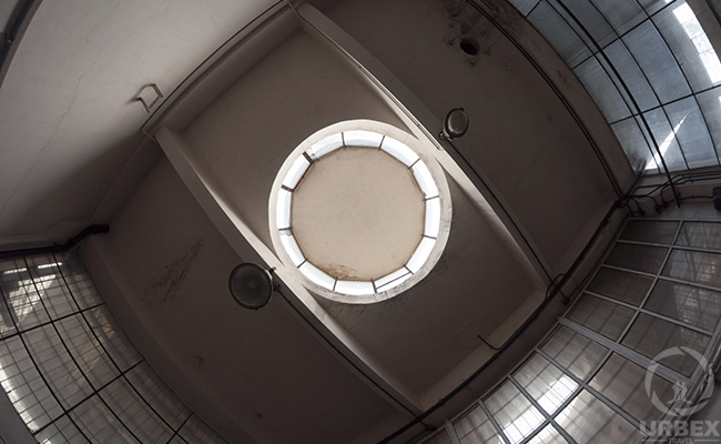 skylight in Abandoned WGW Odolany