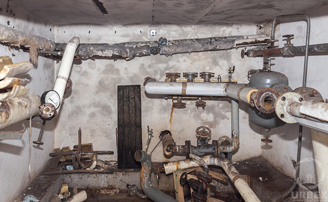 pipes on urbex photography