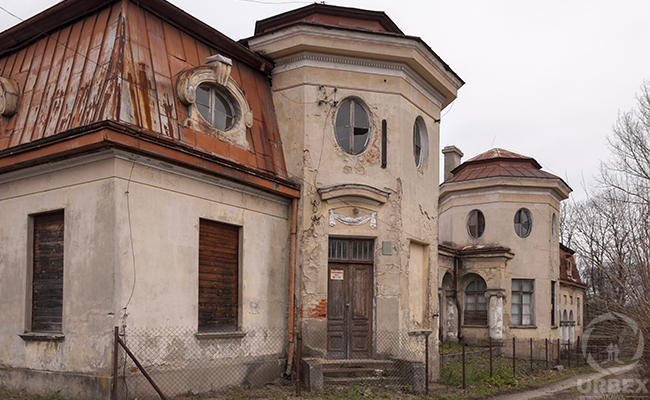 Abandoned palace in europe