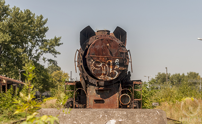 abandoned locomotives