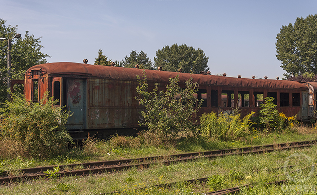 abandoned locomotives in maine