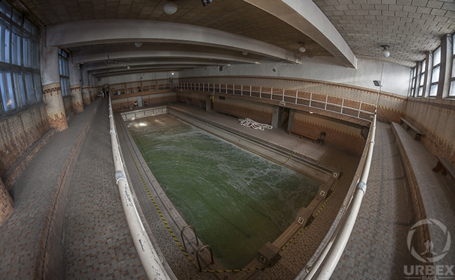 abandoned pool hall