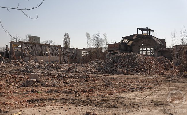 ruins of abandoned factory